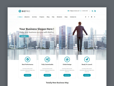 Bizpro Business WordPress Theme