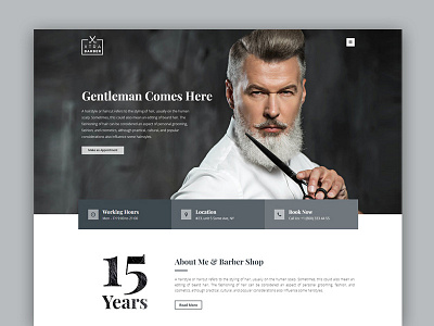 Barber WordPress Theme