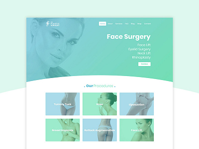 Plastic Surgery WordPress Theme body clean creative design health medical modern plastic surgery theme ui ux web
