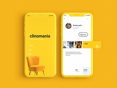 How lovely yellow is ✨ app card design furniture icon illustration login typography ui ux vector vietnam yellow