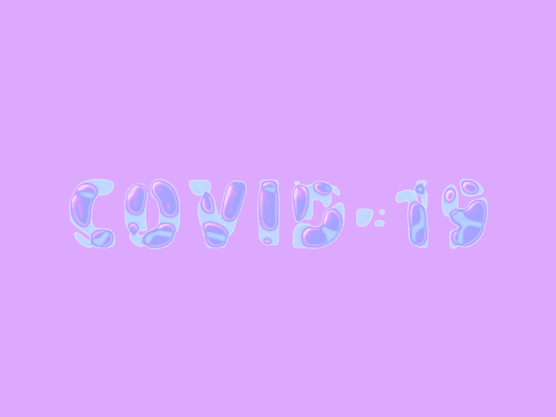 COVID-19 2 animation design motion graphics typography