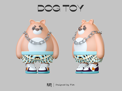 DOG TOY 1 3d animation c4d c4dart design illustration