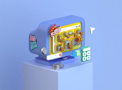 web c4d c4dart design ui