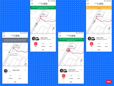 Trip Communication interaction design mobile design ui ux