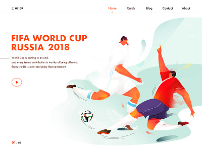 2018 FIFA World Cup color dynamic fifa football orange people player red sportsmanship web