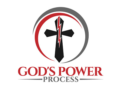 God s Power cross logo app brand character clean color concept creative cross design god icon identity illustrator logo logo design logodesign logotype minimal power vector