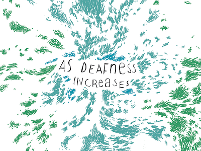 As deafness increases album cover artwork cd illustration lp