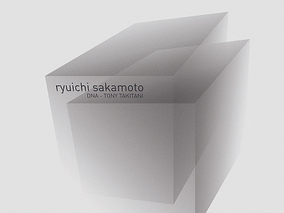 Cubes cubes dna music poster sakamoto