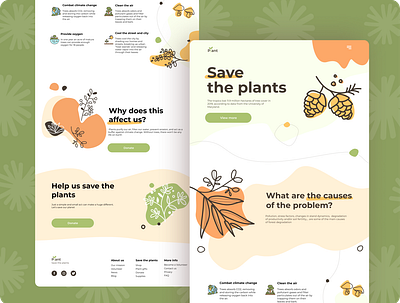 Plant - Landing page daily 100 challenge dailyui dailyui 003 dailyuichallenge ui