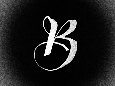 Variations for the B b black calligraphy free hand hand lettering lettering parallel pen script typography