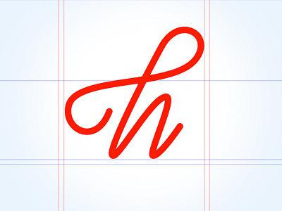 h display illustrative letter lettering line monoline script stroke t