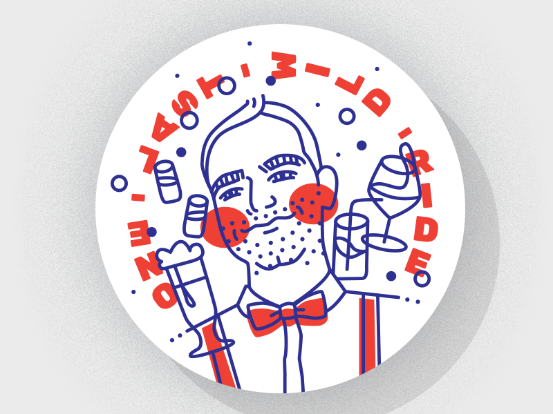 Bachelor party ride wild last drink bachelor pin