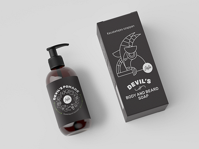 JuJu's packaging bio black branding cosmetics illustration logo packaging packaging design pomade soap vector art vector illustration