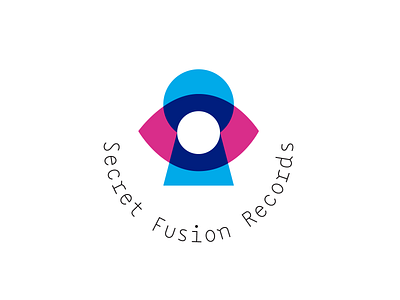 Secret Fusion Records - concept fusion icon icon design illustration letter logo secret vector