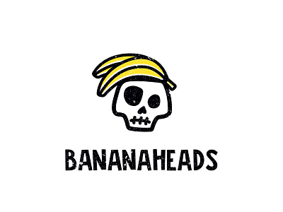 BananaHeads banana bananas dead death face food fresh fruit graphic hair hairstyle halloween head healthy horror skeleton skull style tasty tropical