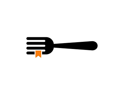 Food Book Logo academy book dinner drink eat food fork learn learning logo logoconcept logodesign logoidea logoinspiration logoinspire restaurant school smart spoon study