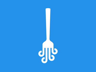 Octo Food Logo animal beach design eat food fork kitchen logo logoconcept logodesign logoforsale logoidea logoinspiration logoinspire octopus restaurant sea seafood spoon tentacle