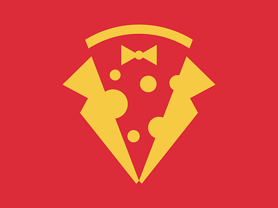 Waiter Pizza Logo