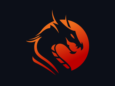 Iconic Dragon Logo by Flock! Studio on Dribbble