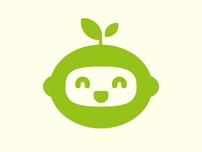 Lime Robot Logo cute design fruit futuristic green healthy juice lime logo logoconcept logodesign logoforsale logoidea logoinspiration logoinspire orange robot robotics smoothie technology