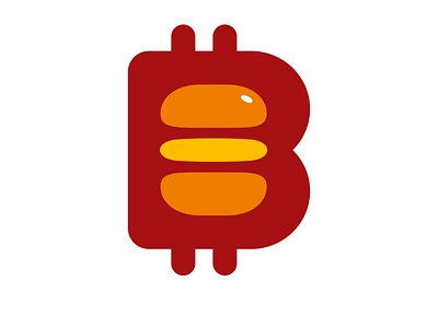 Bitcoin Burger Logo bitcoin burger capital cash crypto delicious delivery digital dollar eat food logo logoconcept logodesign logoidea logoinspiration logoinspire money pay restaurant