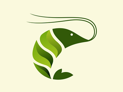 Leaf Shrimp Logo