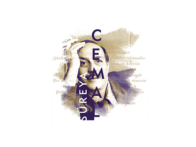 Cemal Süreya T-shirt design