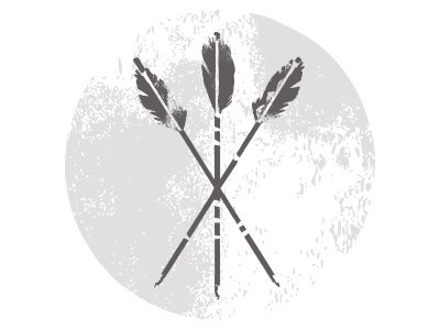 Feathered Arrow illustration logo