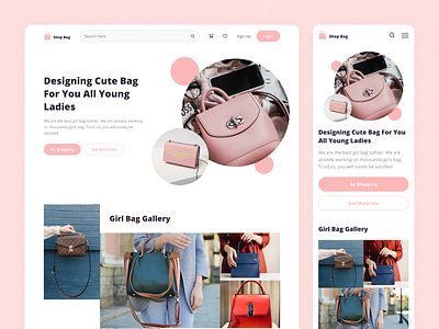 Shop Bag | Online Shop UI Kit & Dashboard