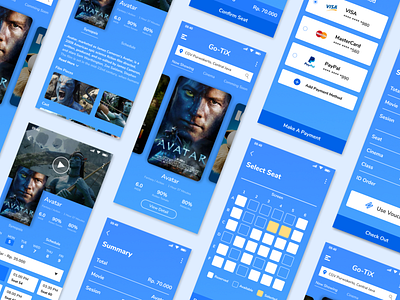 Cinema Ticket Booking Apps booking app cinema app ticket app ui ui ux design ui ux