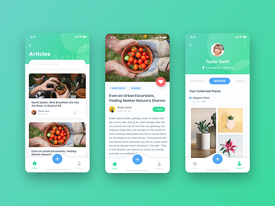 Plant App app app design clean design ios iphone 10 iphone x simple ui ui ui ux ux