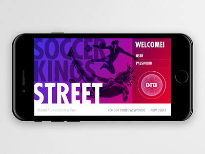 Soccer Kings Street app design futbol game ios iphone product soccer ui ux