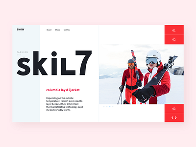 Shots for Practice alpine skiing design product design ski ski suit ski suit skiing ui ux web design
