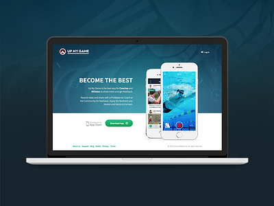 Up My Game - Landing Page