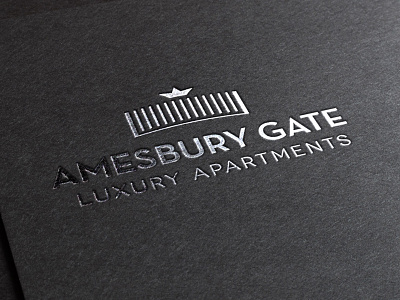 Amesbury Gate Logo a apartments branding g gates illustration logo luxury maze monogram