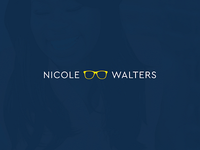 Nicole Walters Identity branding glasses identity logo design typography wordmark