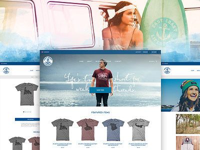 ECL - Commerce Store clothing drupal east coast ecommerce ui web design