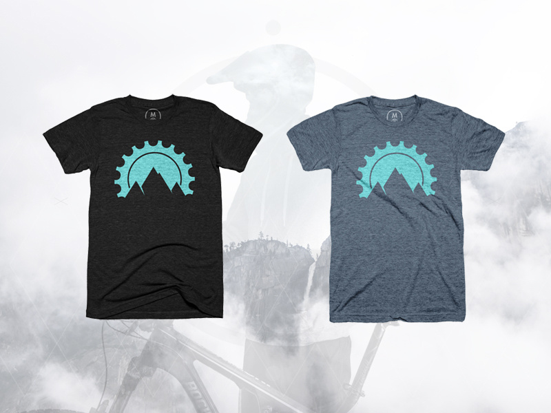 Kogizon logo branding cogs t cotton bureau mountain biking mtb tshirt