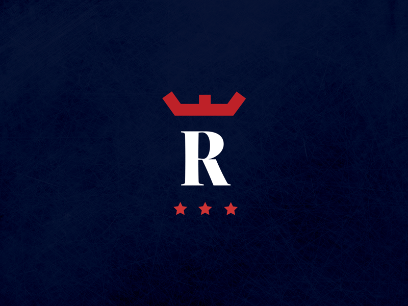 Windsor Royals Hockey Club - Pants & Helmet Logo r w crown ice hockey uniforms jerseys hockey logo logo design branding