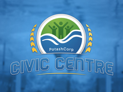 Civic Centre Logo - In the Works aquatics branding centre community fitness logo track training