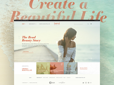 Bend Beauty Website Design