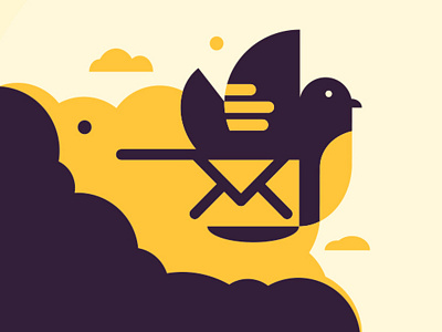 Branding WP Offload SES bird branding carrier pigeon icon illustration logo logo design pigeon ui web design wordpress wordpress developer wordpress plugin wp