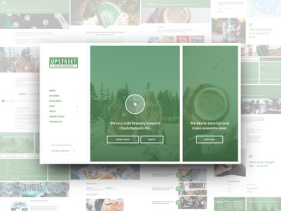 Upstreet Brewing - Website Design