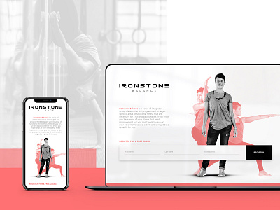 Ironstone Balance  - Landing Page Design