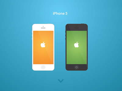 Free iPhone5 Black & White Vector .ai flat free iphone5 resource simple vector