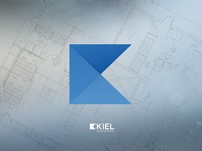 Kiel Developments - Logo construction k logo redesign strength triangles