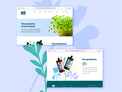 MiGreenKitchen site homepage. brand identity branding design graphic design illustration label logo packaging sauce ui uiux ux web