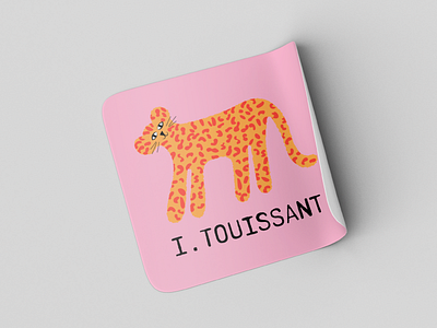 brand identity for Isolde Touissant, textile designer brand identity branding illustration logo