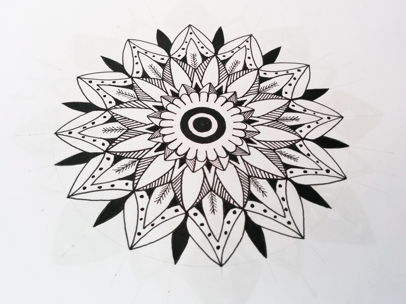 Mandala by Abstract Drawing on Dribbble