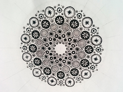 Mandala bloom centered circle circles design geometry harmony ink lineart lines mandala zenart zentagle
